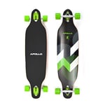 Apollo Longboard SUVA, édition spéciale, Board Complet avec roulements à Billes ABEC Haute Vitesse y Inclus Jeu de clés en T, Drop Through, Freeride, Skate, Cruiser Boards