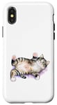 Coque pour iPhone X/XS #snirt T-shirt chat mignon coussin chat chaton sac