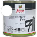 Jafep - Peinture fer antirouille blanc 0,5 l