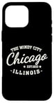 Coque pour iPhone 16 Pro Max Vintage Retro Love Chicago Illinois Windy City est une ville créée en 1833