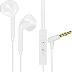 XO Earphones Wi3.5mm Jack, Microphone and Multifunction Buttons, White