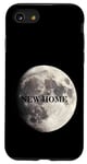 Coque pour iPhone SE (2020) / 7 / 8 Design graphique Travel to the Moon, The Moon is my New Home
