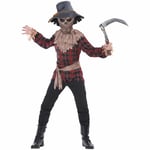 Harvest Of Horror Scarecrow Evil Monster Scary Halloween Child Boys Costume