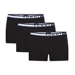 Tommy Hilfiger Men Boxer Short Trunks Underwear Pack of 3, Black (PVH Black/PVH Black/PVH Black), XXL