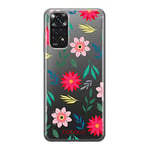 BABACO ERT Group Coque de téléphone Portable pour Xiaomi REDMI Note 11S 4G / REDMI Note 11 4G Original et sous Licence Officielle Motif Flowers 010, partiel imprimé