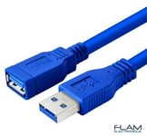 Cable rallonge extension USB 3.0 Male / Femelle (Female) 50cm HIGH QUALITY CABLE