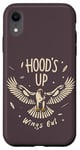 iPhone XR Hoods Up Wings Out Epic Cool Falconry Falconer Bird Hawking Case