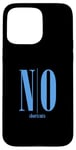 Coque pour iPhone 15 Pro Max Bleu NO raccourcis Bleu Graphique