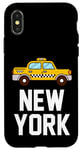 Coque pour iPhone X/XS New York City Graphic Tees - Cool New York City Funny Taxi