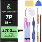 Batterie Pour Iphone 7 Plus, 4700mah Batterie Lithium Ion Haute Capacité Avec Outils De Réparation 2024