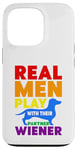 Coque pour iPhone 13 Pro Rainbow LGBT Love Weiners Dogs Love Love Funny Gay Man Pride Fun