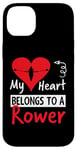 Coque pour iPhone 14 Plus Valentines Day Design - My Heart Belongs to a Rower