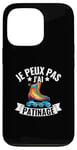 Coque pour iPhone 13 Pro Je Peux Pas J'ai Patinage Artistique Patin A Glace Humour