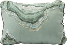 Therm-a-Rest Thermarest Compressible Pillow Cinch Regular REG TOPO WAVES, Regular - 14 x 18 Inch