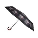 totes Xtra Strong Automatic Checked Crook Umbrella