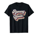 Rummy Queen Lucky Players Funny Rummy Card Game Vintage T-Shirt