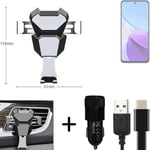 Car holder air vent mount for Vivo Y19s cell phone mount