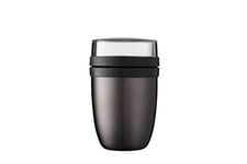 Mepal - Panier-Repas Hermétique Ellipse - Panier Repas Thermo - Tasse pour Yaourt & Soupe - 6-8 Heures Chaud & 12 Heures Froid - 500 ml - Titanium