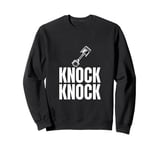 Piston Knock Knock Engine Funny Car Lover Mechanic Racecar Sweatshirt