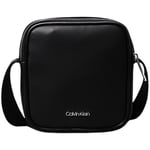 Pochette Calvin Klein Jeans  Sacoche bandouliere  Ref 63223 Noir 16*15*5 cm