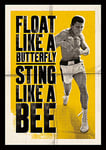 Pyramid International Muhammad Ali (Float Like A Butterfly-Corbis) -Canvas Print 85 x 120cm, Wood, Multicolour, 85 x 120 x 1.3 cm