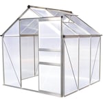 Serre jardin polycarbonate Hortensia - 3,65m²