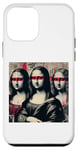 Coque pour iPhone 12 mini Illustration artistique de graffiti de Léonard de Vinci, Mona Lisa