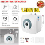 Electric Tankless Instant Hot Water Heater Boiler for Kitchen Bathroom Caravan