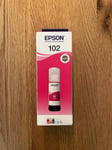 Epson 102 Original Magenta Ink Bottle for Epson ET-2700 ET-3700 ET-4750 - New