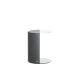 de Sede - DS-5250 Small Table Chrome Polished, Leather Cat. Select Col. Umbra - Soffbord - Rafael Parga - Grå - Läder/Metall