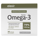 Elexir Pharma Omega3 forte 30 kapslar