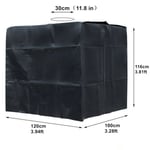 Juste De Protection Ibc De 1000 Litres,Pour L'eau Précieuse,Conteneur De Pluie,Imperméable,Anti-Poussière,Protection Solaire - Type Black