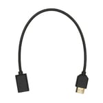 HD Multimedia Interface-kabel Mini Hane till Hona 48Gbps 8K 60Hz 4K 120Hz Videokabel för Kamera Dator TV