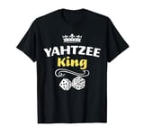 Yahtzee King Game Night Dice Game T-Shirt