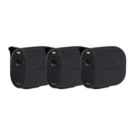 Wasserstein Protective Silicone Skins Compatible with Arlo Essential Spotlight Camera - (Black, 3 Pack) (NOT Compatible with Arlo Ultra/Ultra 2/Pro/Pro 2/Pro 3, HD, Floodlight)