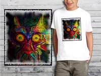 T-Shirt Blanc Enfant Collection Zelda 01 Majora 's Mask