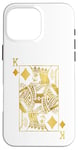 Coque pour iPhone 16 Pro Max Lucky Poker Cards Knight King of Diamonds Game Casino