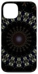 iPhone 13 Dark Fantasy Mandala Pattern Beige And Blue Case