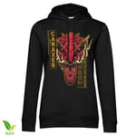 Hybris CARAXES Dragon Girls Hoodie (S,Black)