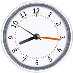 Tlily - Mini Horloge de Douche Étanche Ip24 Horloge Murale Ventouse de Salle de Horloge Acrylique Horloge D'Aspiration pour Douche Salle de Douche