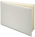 New Club Green IVORY GUEST BOOK IN PVC BOX 245X170 Card 25 X 17.5 X 2 Cm Uk