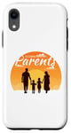 Coque pour iPhone XR Journée mondiale des parents, journée des grands-parents, papa maman, 1er juin