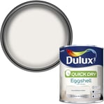 Dulux Quick Dry Eggshell Paint For Wood And Metal - Pure Brilliant White 750 ml