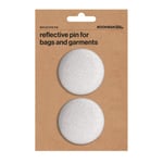 Bookman Urban Visibility Reflective Pins - Silver 2 st