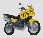 Triumph Tiger Cross Stitch Kit - yellow