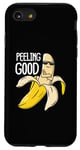 Coque pour iPhone SE (2020) / 7 / 8 Jeu de mots amusant à la banane Peeling Good