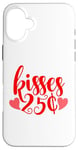 Coque pour iPhone 16 Plus 25 Cent Kisses Funny St Valentin Kissing Booth Kiss Love