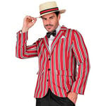 W WIDMANN MILANO Party Fashion - Costume années 20, veste, noeud papillon, chapeau, gentlemen, showman, costumes de carnaval