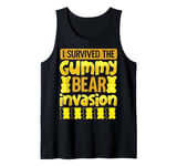 I Survived the Gummy candies Invasion Tank Top