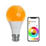 Nanoleaf Essentials Ampoule LED B22 Connectée RGBW - Lampe Intelligente Thread & Bluetooth , Compatible Google Home Apple, Synchronisation Musique et Ecran, pour Salon Chambre ou Bureau Gaming